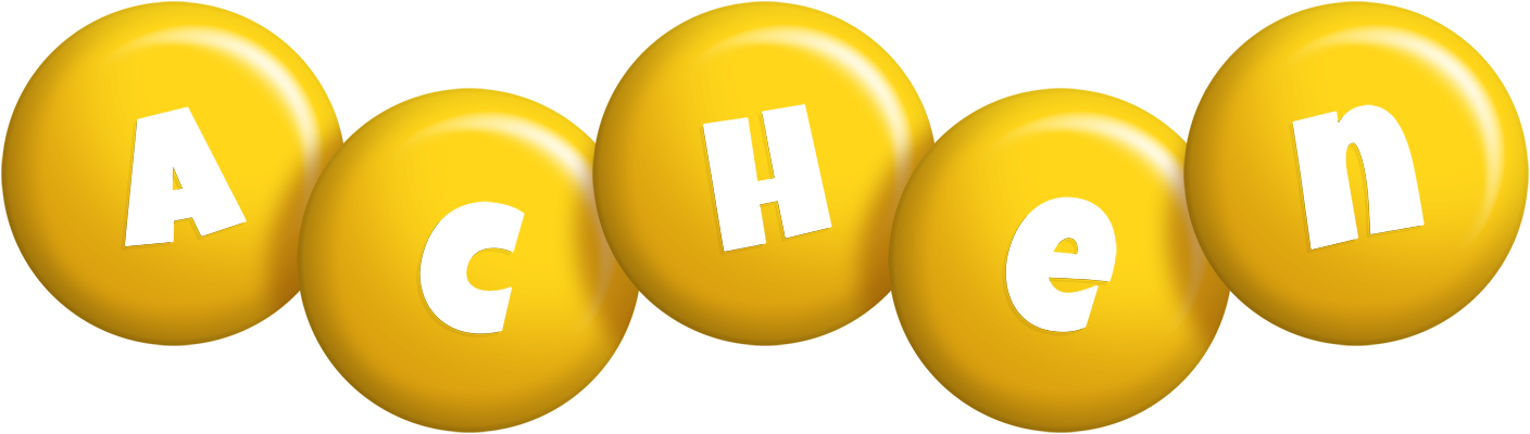 Achen candy-yellow logo