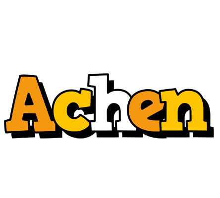 Achen cartoon logo