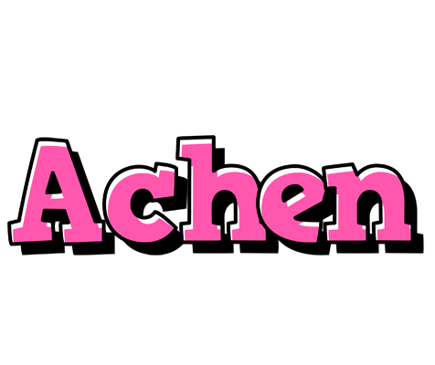 Achen girlish logo