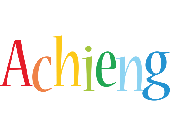 Achieng birthday logo