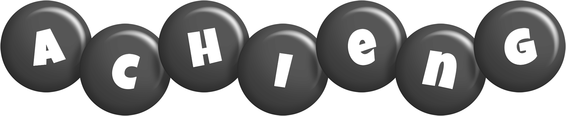 Achieng candy-black logo