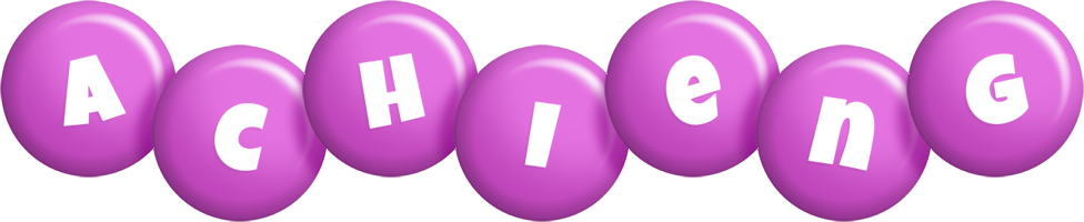 Achieng candy-purple logo