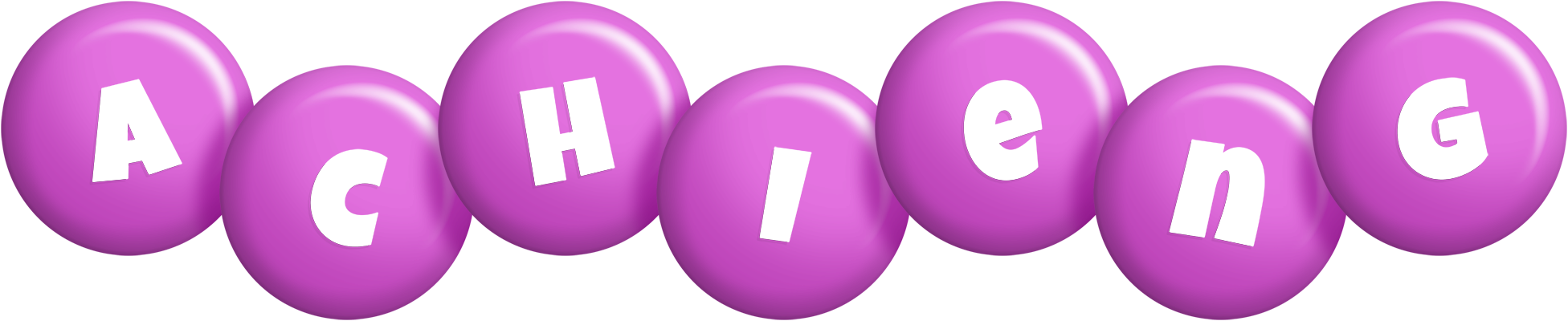 Achieng candy-purple logo