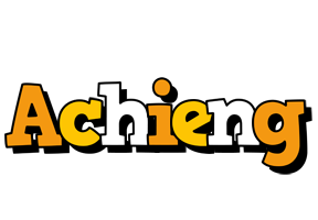 Achieng cartoon logo