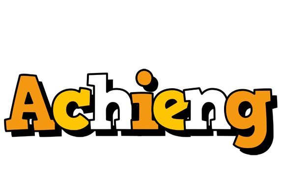 Achieng cartoon logo