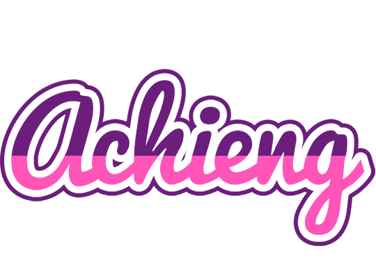 Achieng cheerful logo