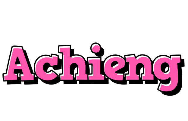 Achieng girlish logo