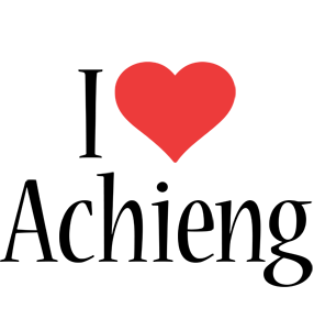 Achieng i-love logo