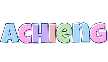 Achieng pastel logo