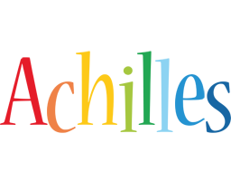 Achilles birthday logo