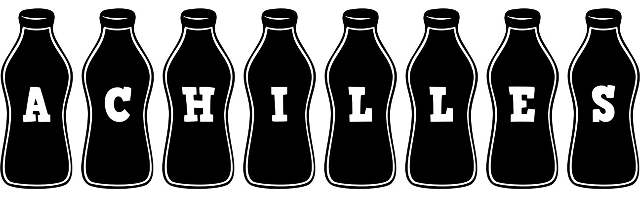 Achilles bottle logo