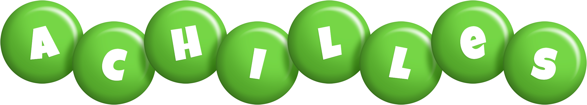 Achilles candy-green logo