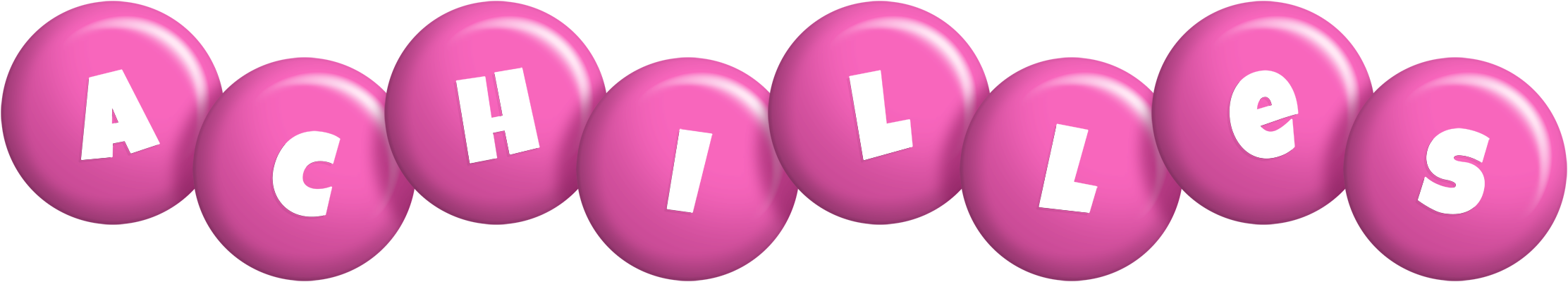 Achilles candy-pink logo