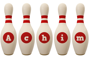 Achim bowling-pin logo