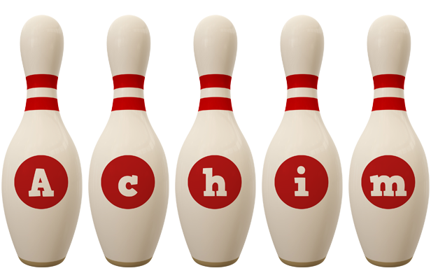 Achim bowling-pin logo
