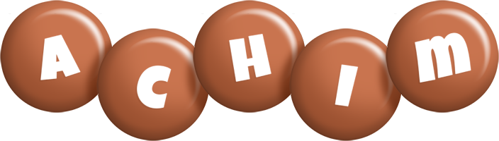 Achim candy-brown logo