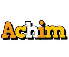 Achim cartoon logo