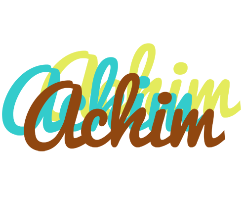 Achim cupcake logo