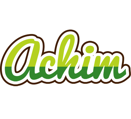 Achim golfing logo