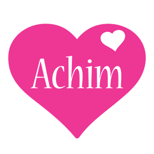 Achim love-heart logo