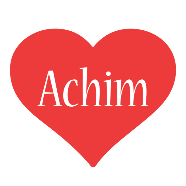 Achim love logo