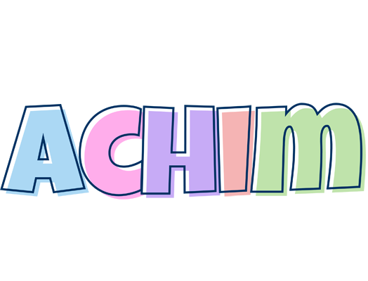 Achim pastel logo
