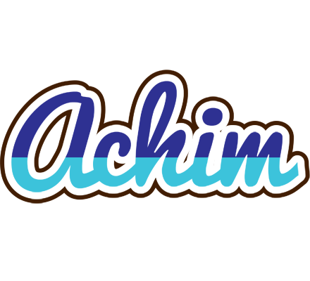 Achim raining logo
