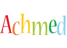 Achmed birthday logo