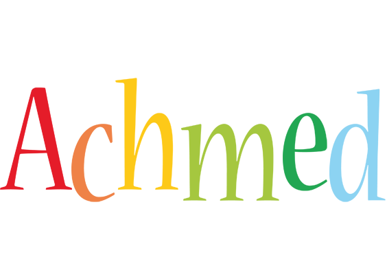 Achmed birthday logo