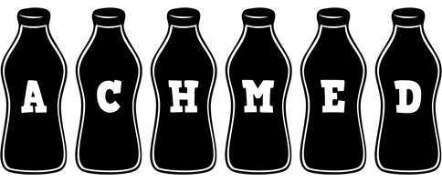 Achmed bottle logo