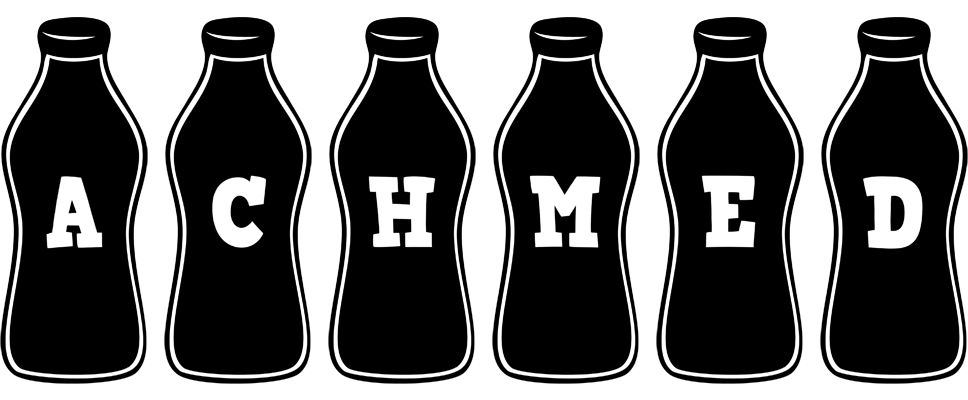 Achmed bottle logo