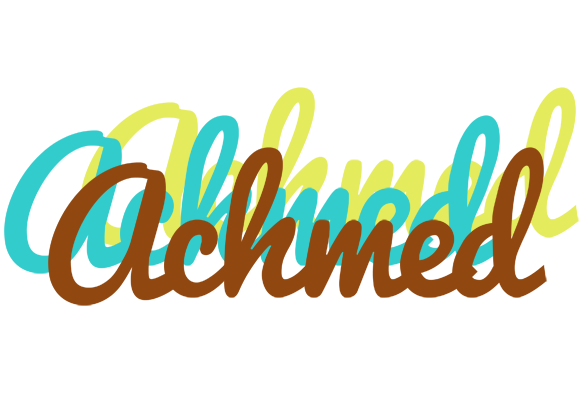 Achmed cupcake logo