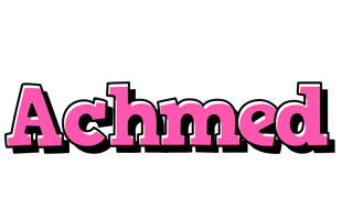 Achmed girlish logo