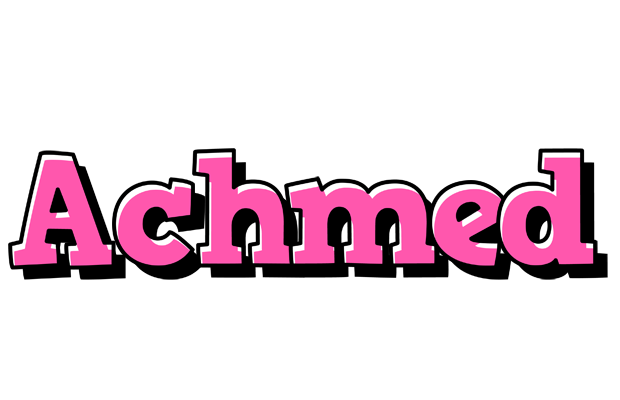 Achmed girlish logo