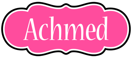 Achmed invitation logo