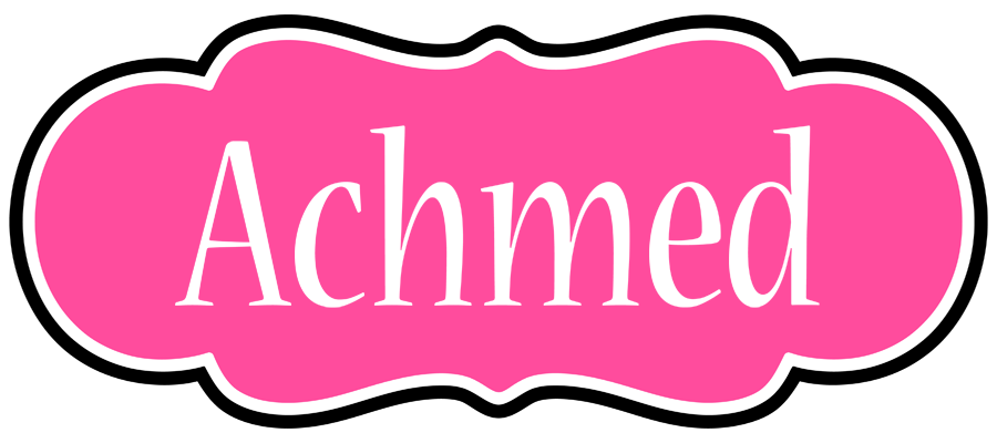 Achmed invitation logo