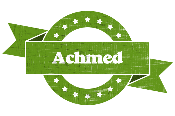 Achmed natural logo