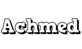 Achmed snowing logo