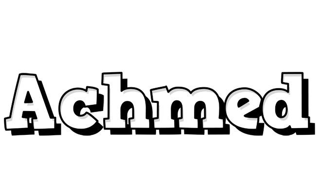 Achmed snowing logo