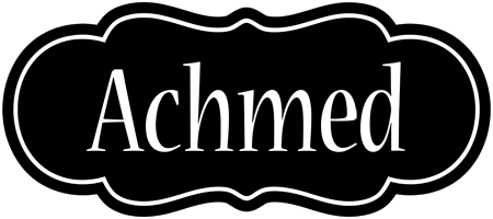 Achmed welcome logo