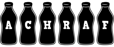 Achraf bottle logo