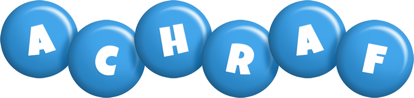 Achraf candy-blue logo