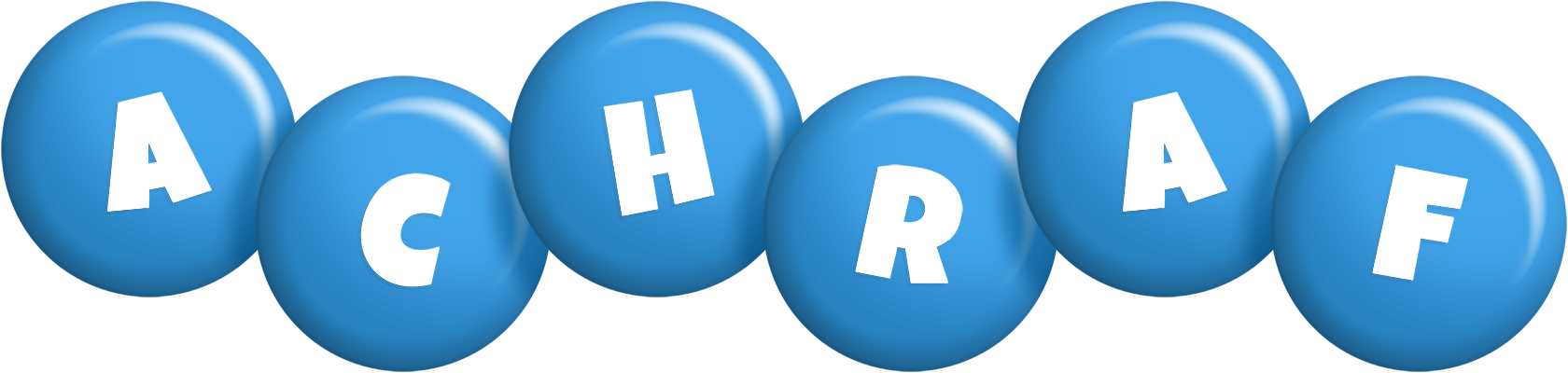 Achraf candy-blue logo