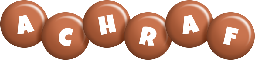 Achraf candy-brown logo