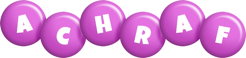 Achraf candy-purple logo