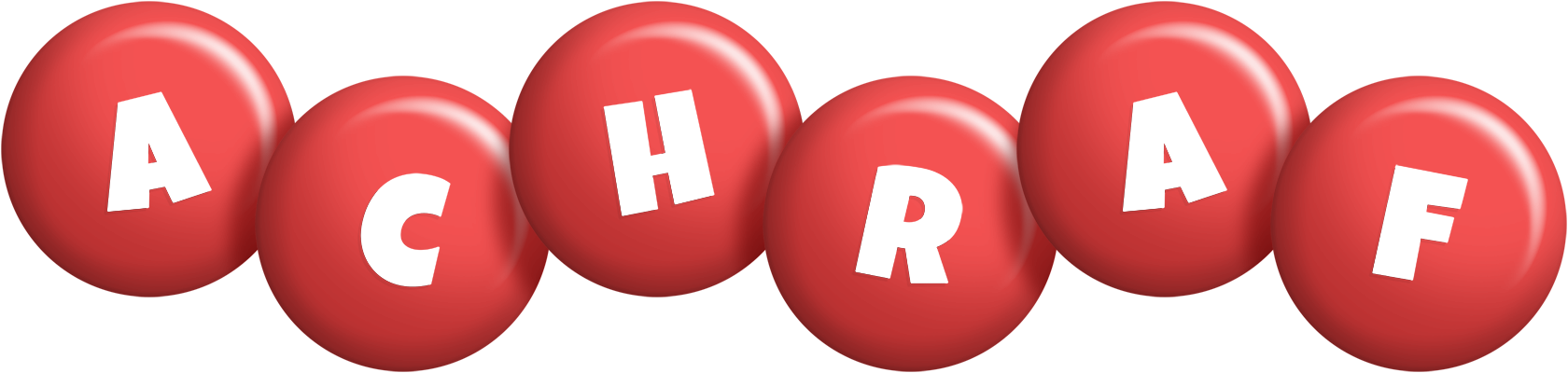 Achraf candy-red logo