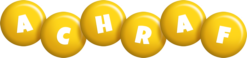 Achraf candy-yellow logo
