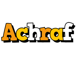 Achraf cartoon logo