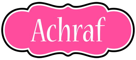 Achraf invitation logo