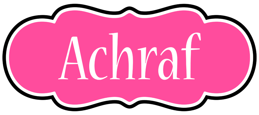 Achraf invitation logo